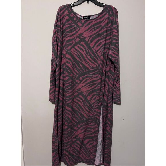 Modx Zebra Print Dress 3X - Picture 1 of 6